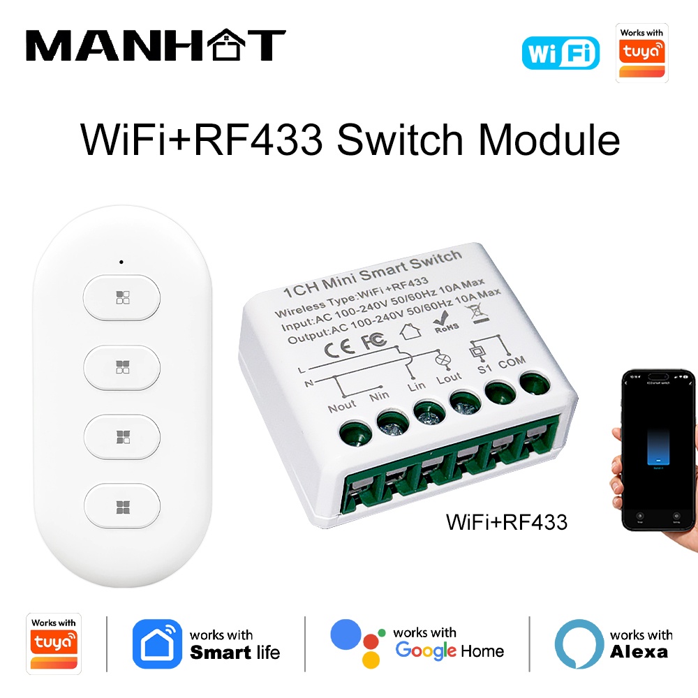 Interrupteurs intelligents Tuy - Diy Home Automation Controller avis et prix
